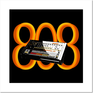 808 drum machine Posters and Art